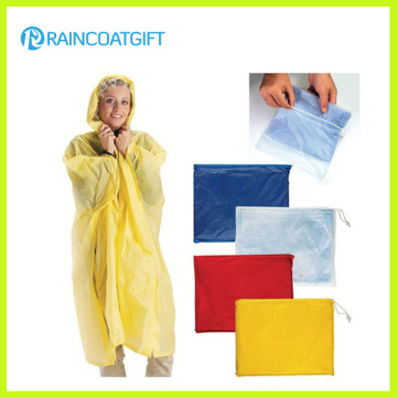 Maßgeschneiderte klar PVC Regenmantel für Frauen Rvc-040A